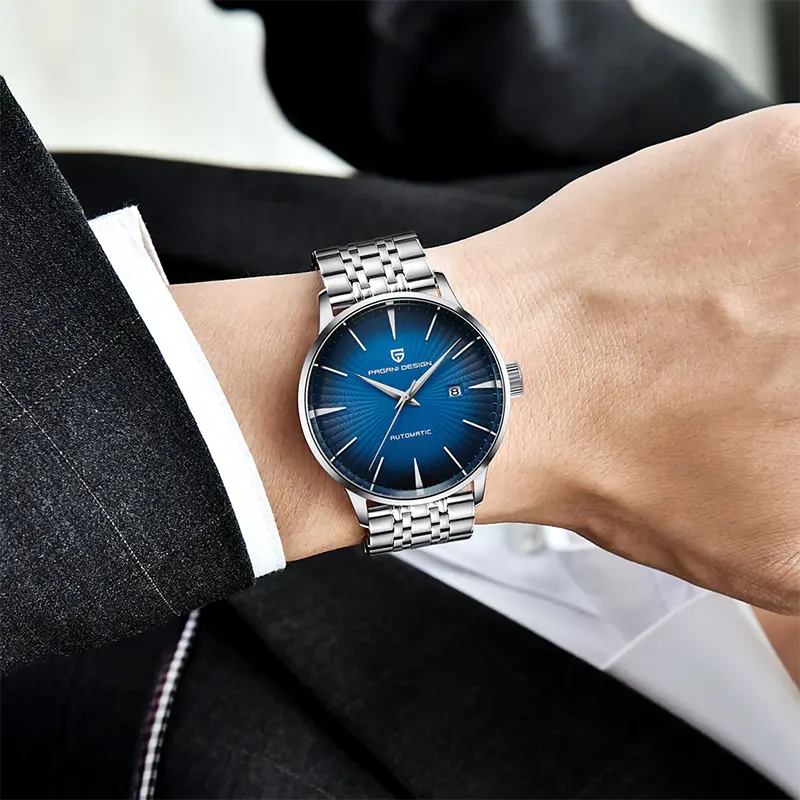 Pagani Design Blue Dial Sapphire Crystal Men's Watch- PD-2770